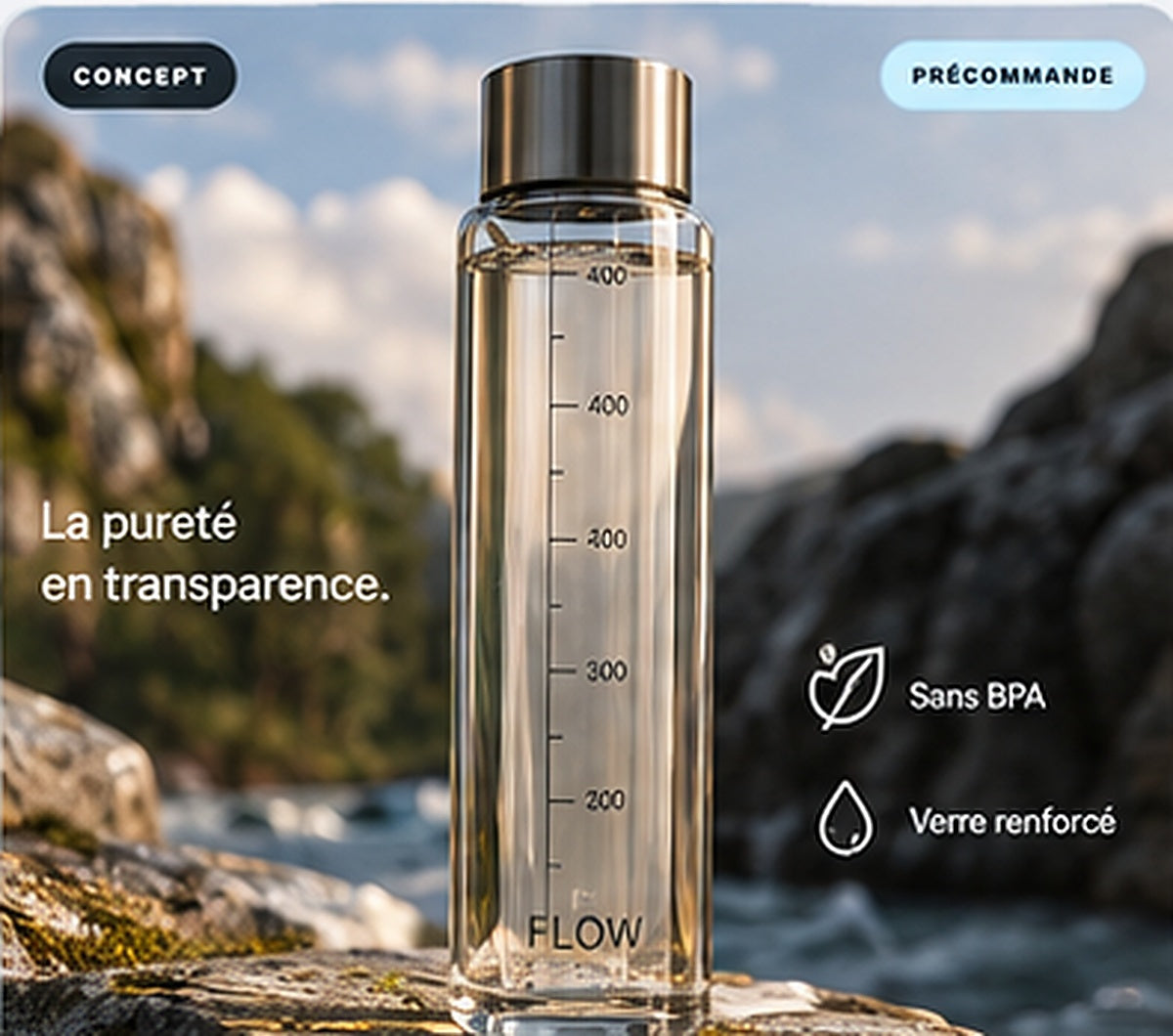 FLOW GLASS vue principale HD